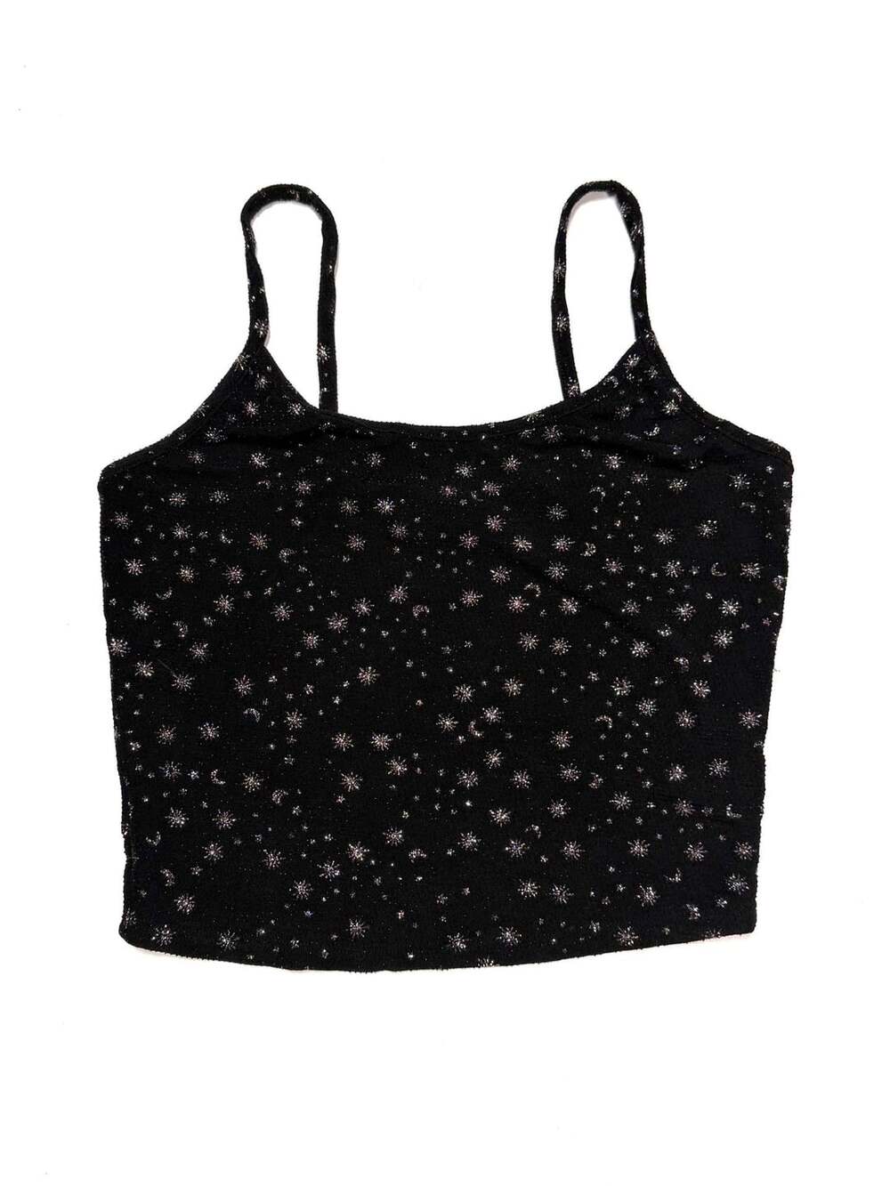Urban Outfitters Women's Cami Crop Tank Top Medium Celestial Y2K Witchy Whimsigo